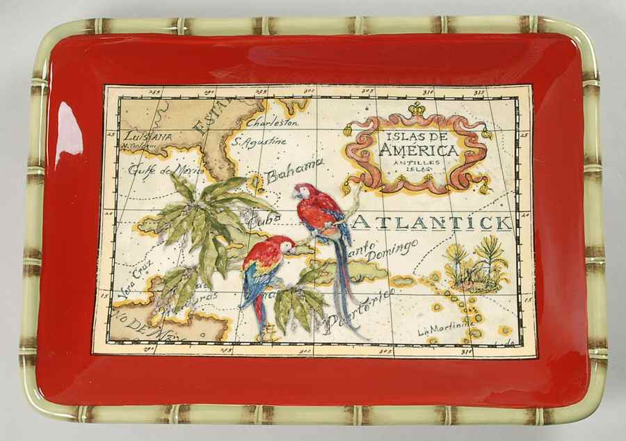 Bahamas 14" Rectangular Serving Platter by Certified International-1