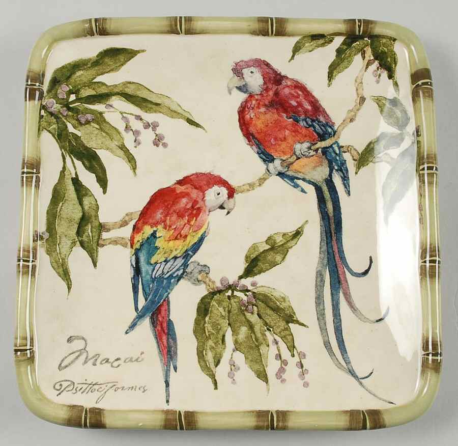 Bahamas Square Salad Plate by Certified International-1