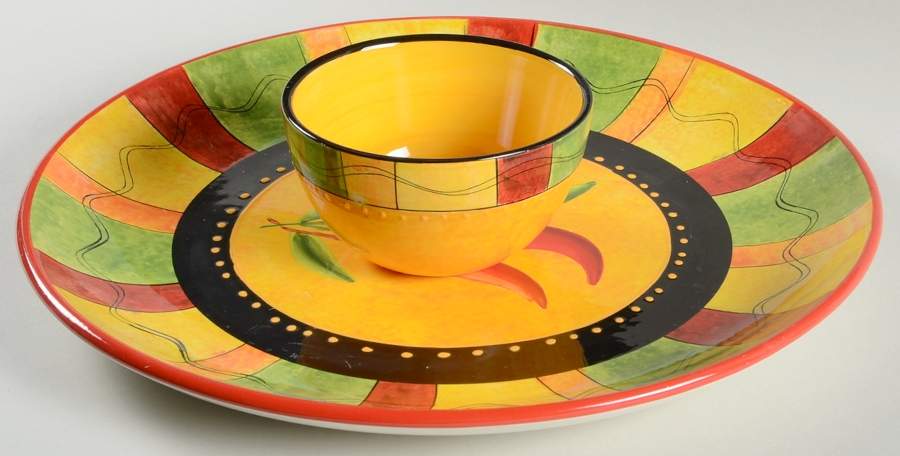 Caliente (2 Piece) Chip & Dip Set by Certified International-1