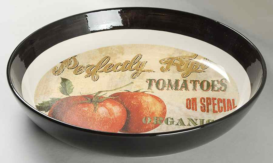 Farm Fresh 13" Pasta Serving Bowl by Certified International-1
