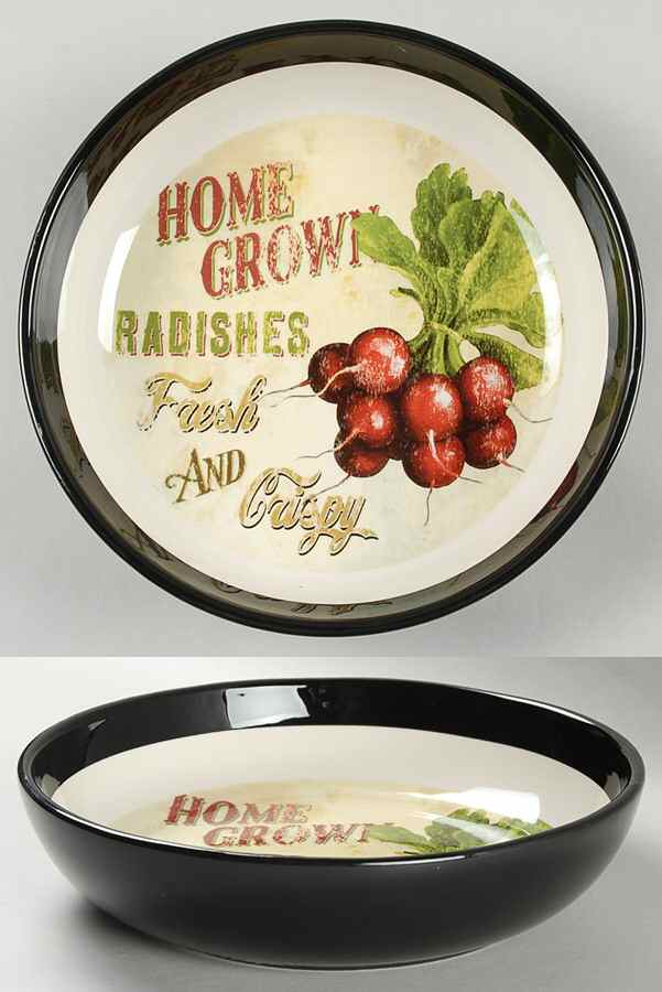 Farm Fresh 9" Soup/Pasta Bowl by Certified International-1