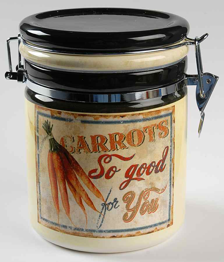 Farm Fresh Small Canister with Hinged Lid by Certified International-1