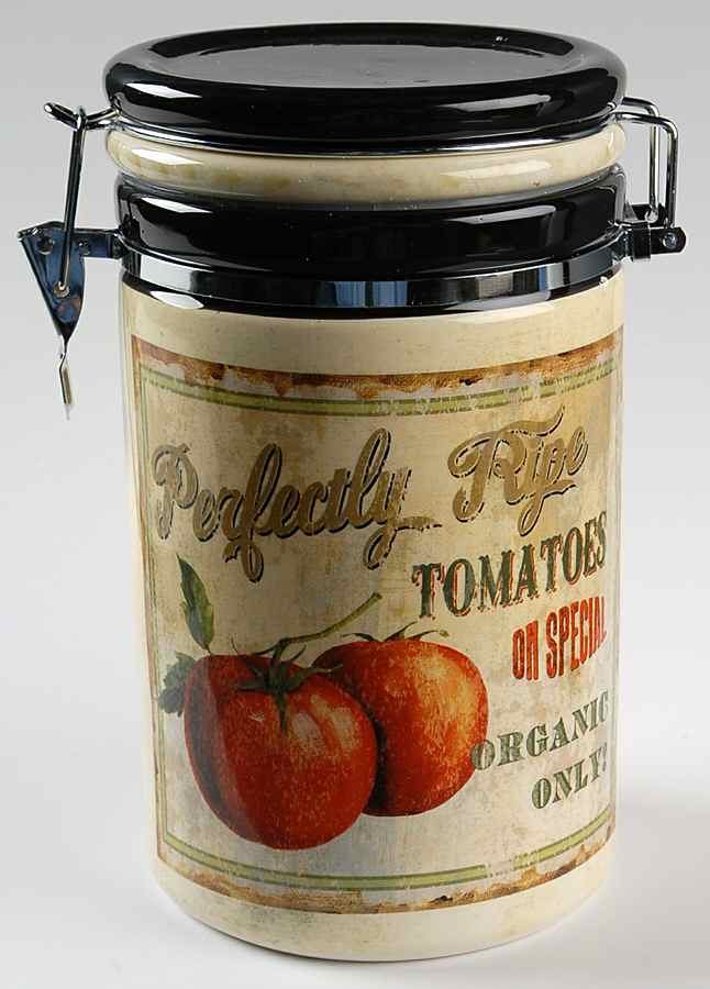 Farm Fresh Large Canister with Hinged Lid by Certified International-1