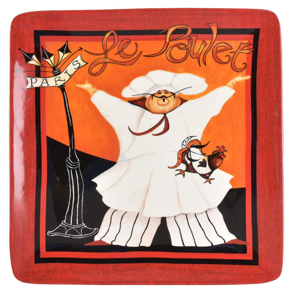 International Chefs Square Dinner Plate by Certified International-1