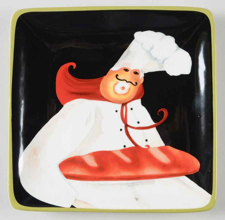 International Chefs Square Canape Plate by Certified International-1