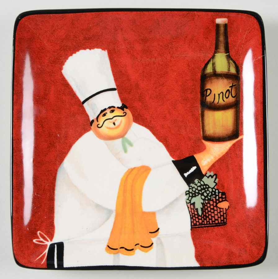 International Chefs Square Canape Plate by Certified International-1