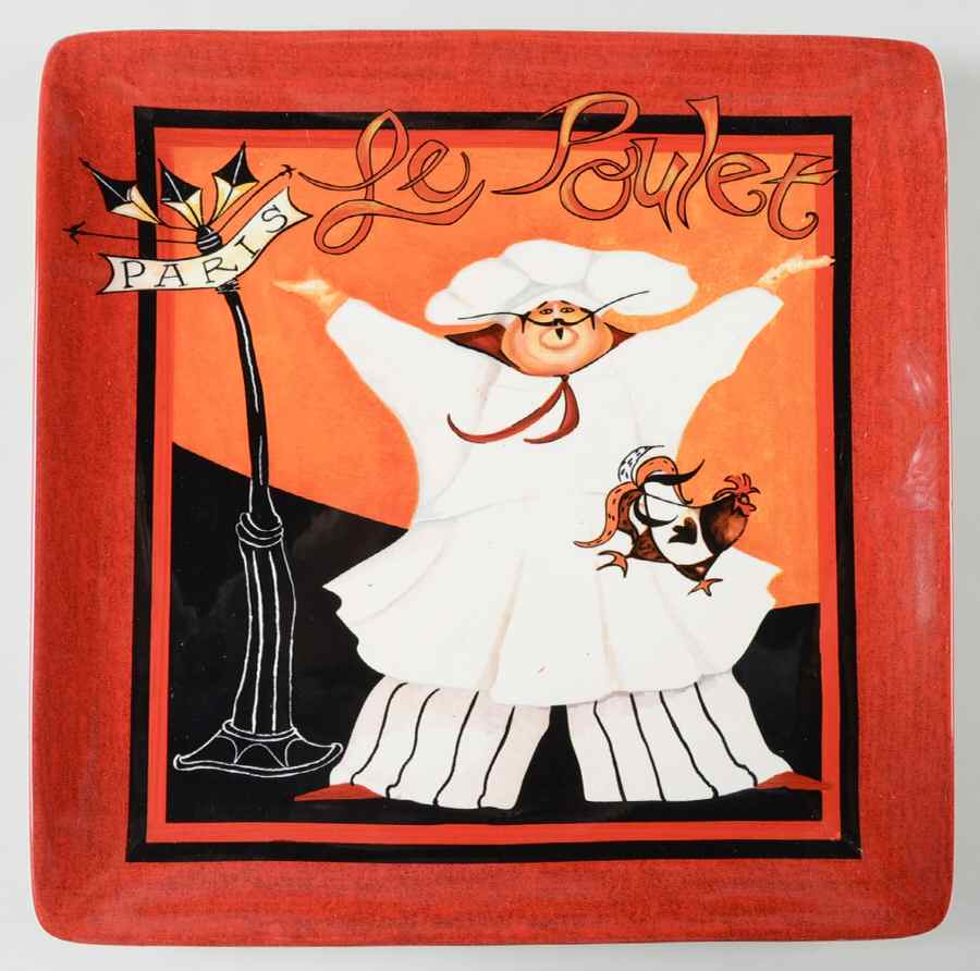 International Chefs 12" Square Serving Platter by Certified International-1