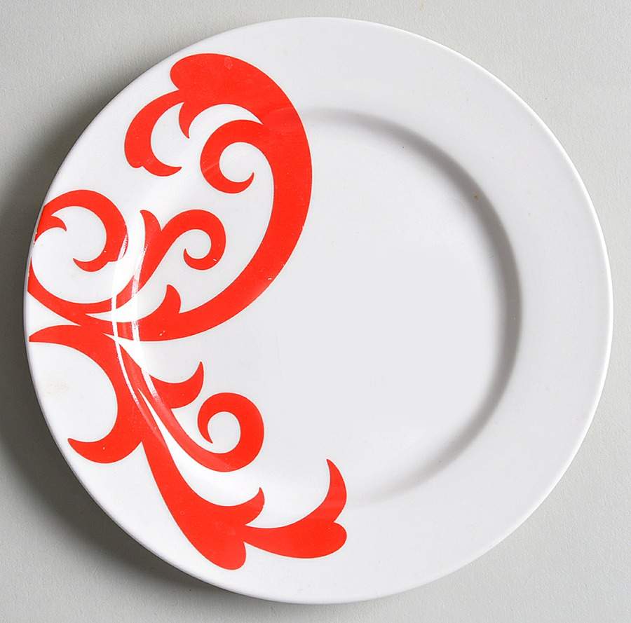 Fiori Red Appetizer Plate by Ciroa-1