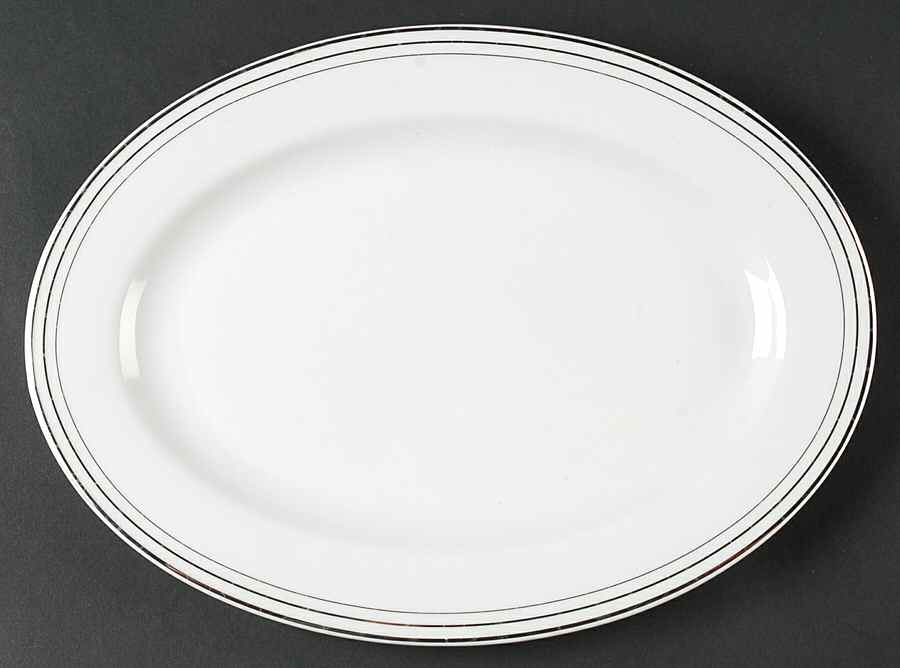 C5O1 12" Oval Serving Platter by Compton Fine China-1