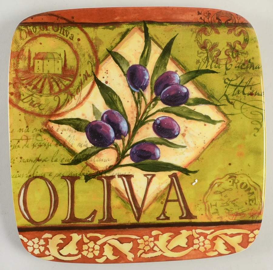 Olio Square Salad Plate by Certified International-1