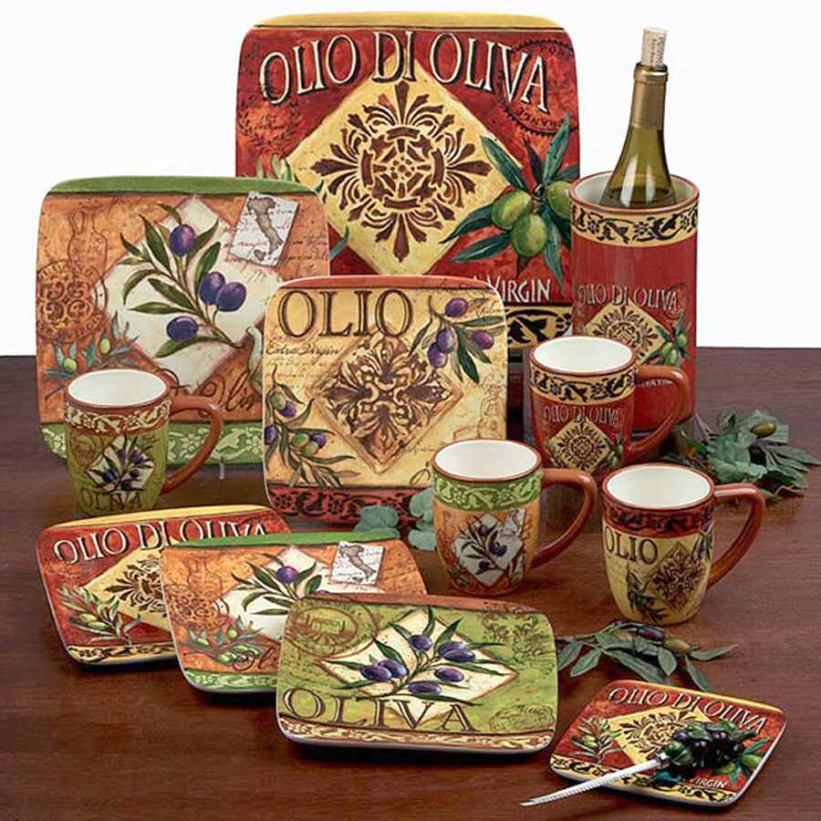 Olio Square Dinner Plate by Certified International-1