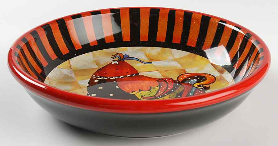 Rio Rooster 9" Soup/Pasta Bowl by Certified International-1