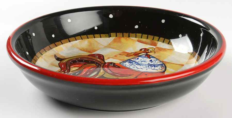 Rio Rooster 9" Soup/Pasta Bowl by Certified International-1