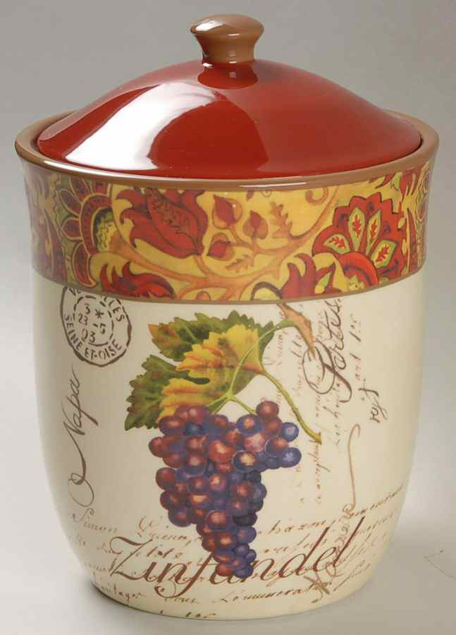 Wine Tour Small Canister & Lid by Certified International-1
