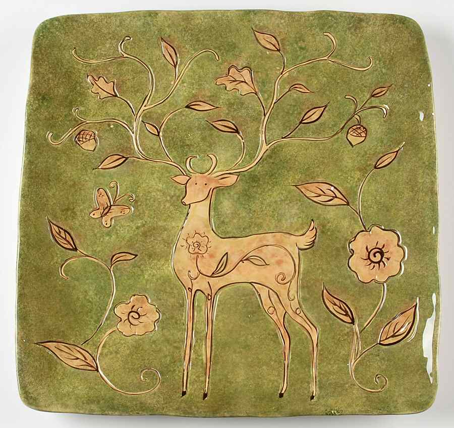 Woodland 14" Square Platter by Certified International-1