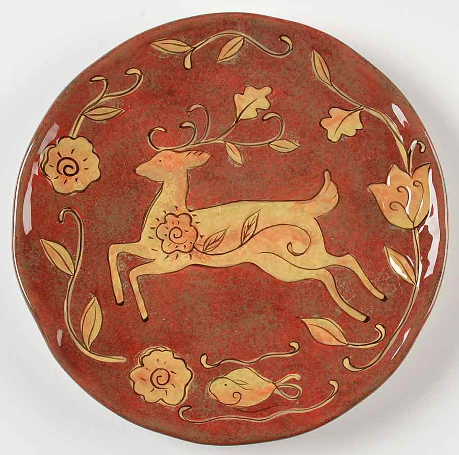 Woodland Salad/Dessert Plate by Certified International-1