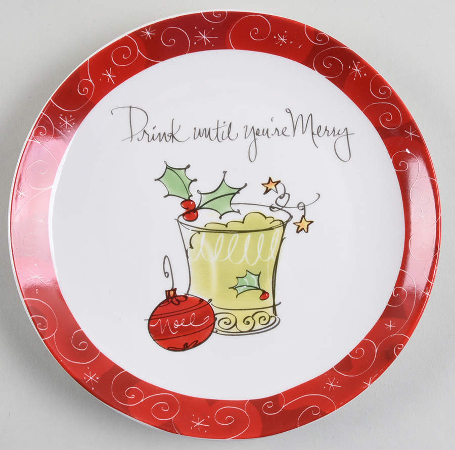 Holiday Cheer Salad/Dessert Plate by Certified International-1