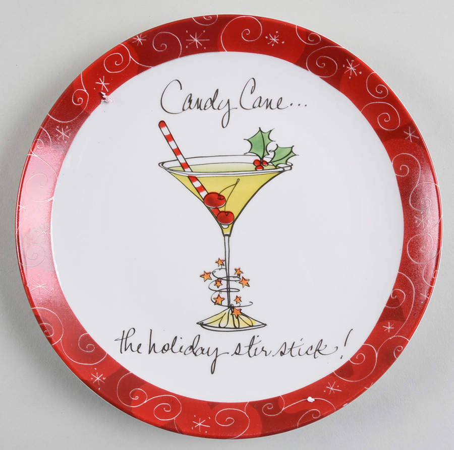 Holiday Cheer Salad/Dessert Plate by Certified International-1