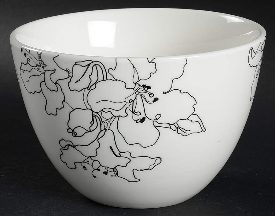 Forma Black 5" Nesting Bowl by Ciroa-1