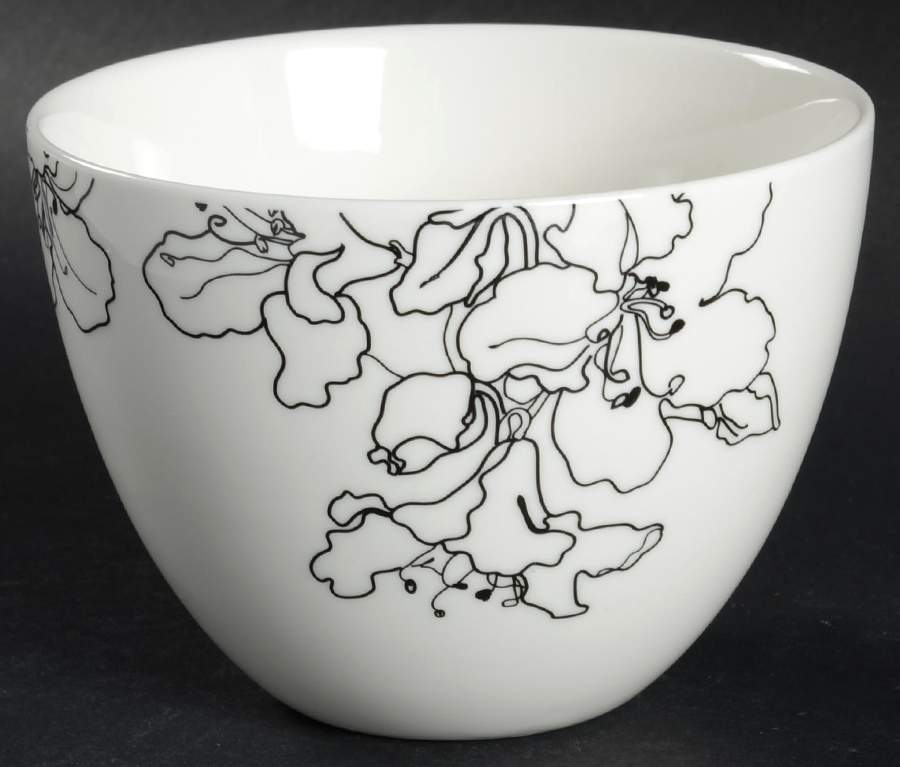 Forma Black 4" Nesting Bowl by Ciroa-1