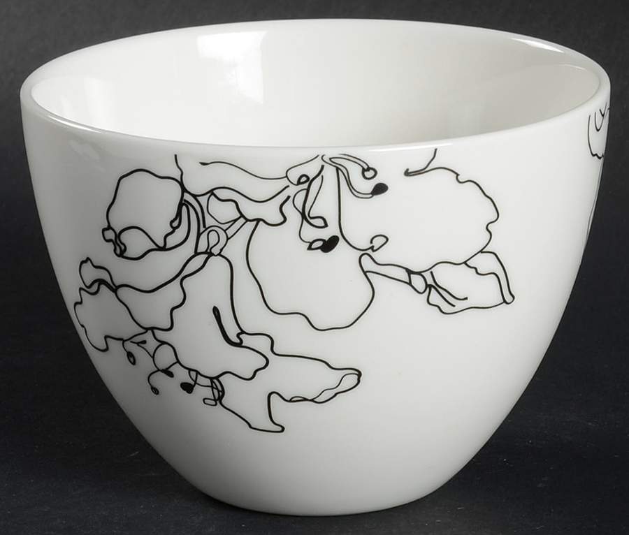 Forma Black 4" Nesting Bowl by Ciroa-1