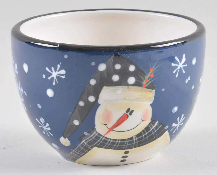 Snow Pals Blue Condiment Bowl by Certified International-1