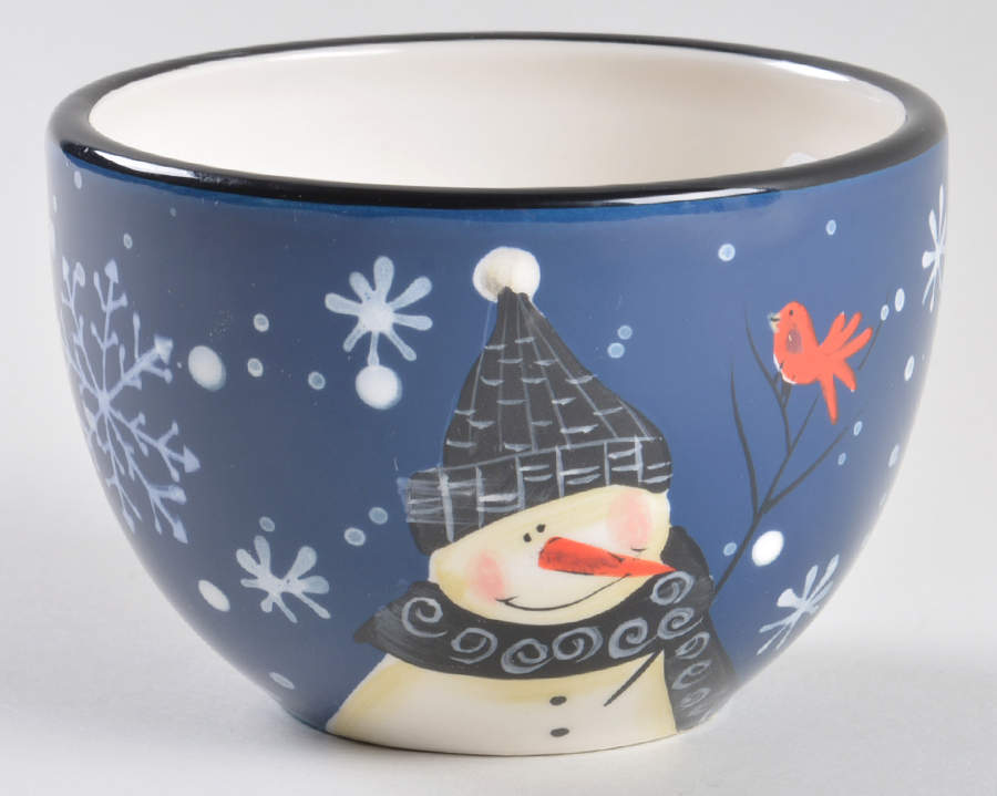Snow Pals Blue Condiment Bowl by Certified International-1