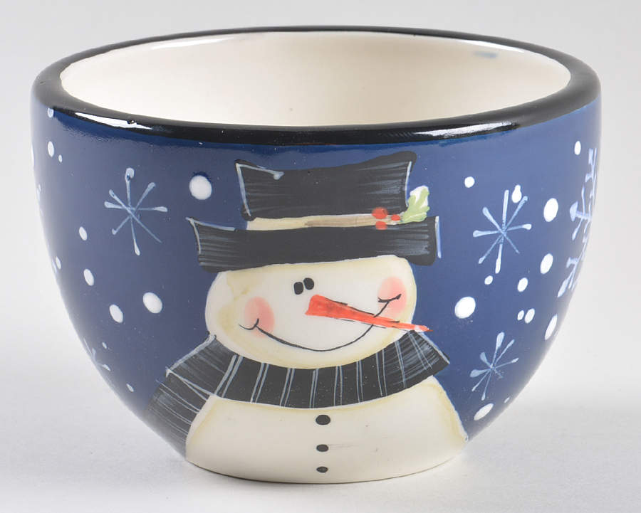 Snow Pals Blue Condiment Bowl by Certified International-1