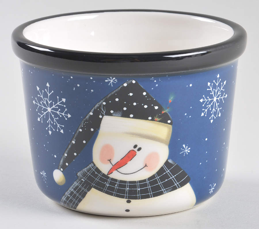 Snow Pals Blue Condiment Bowl by Certified International-1