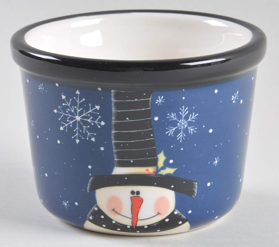 Snow Pals Blue Condiment Bowl by Certified International-1