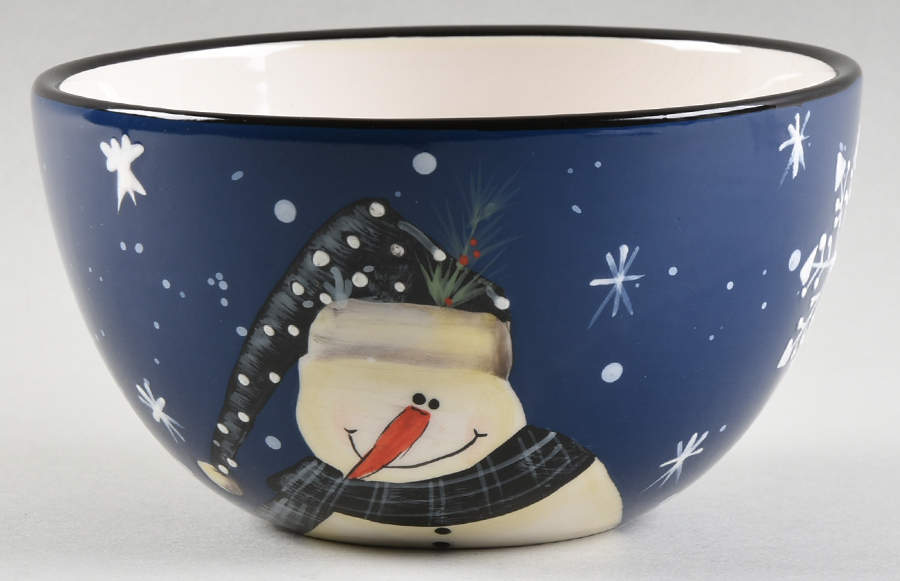 Snow Pals Blue Individual Ice Cream Dish by Certified International-1