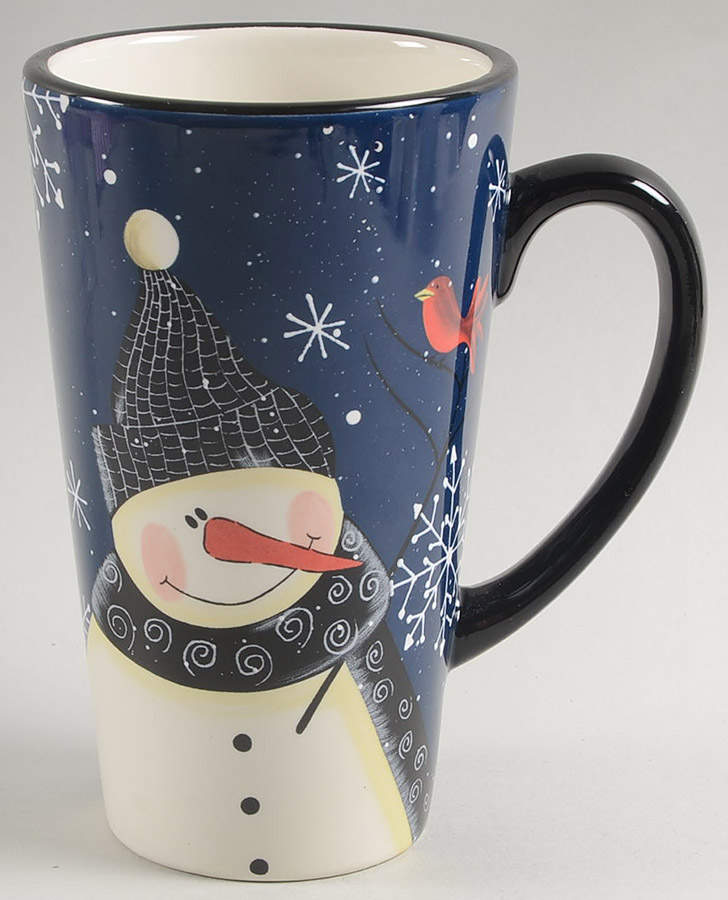 Snow Pals Blue Latte Mug by Certified International-1