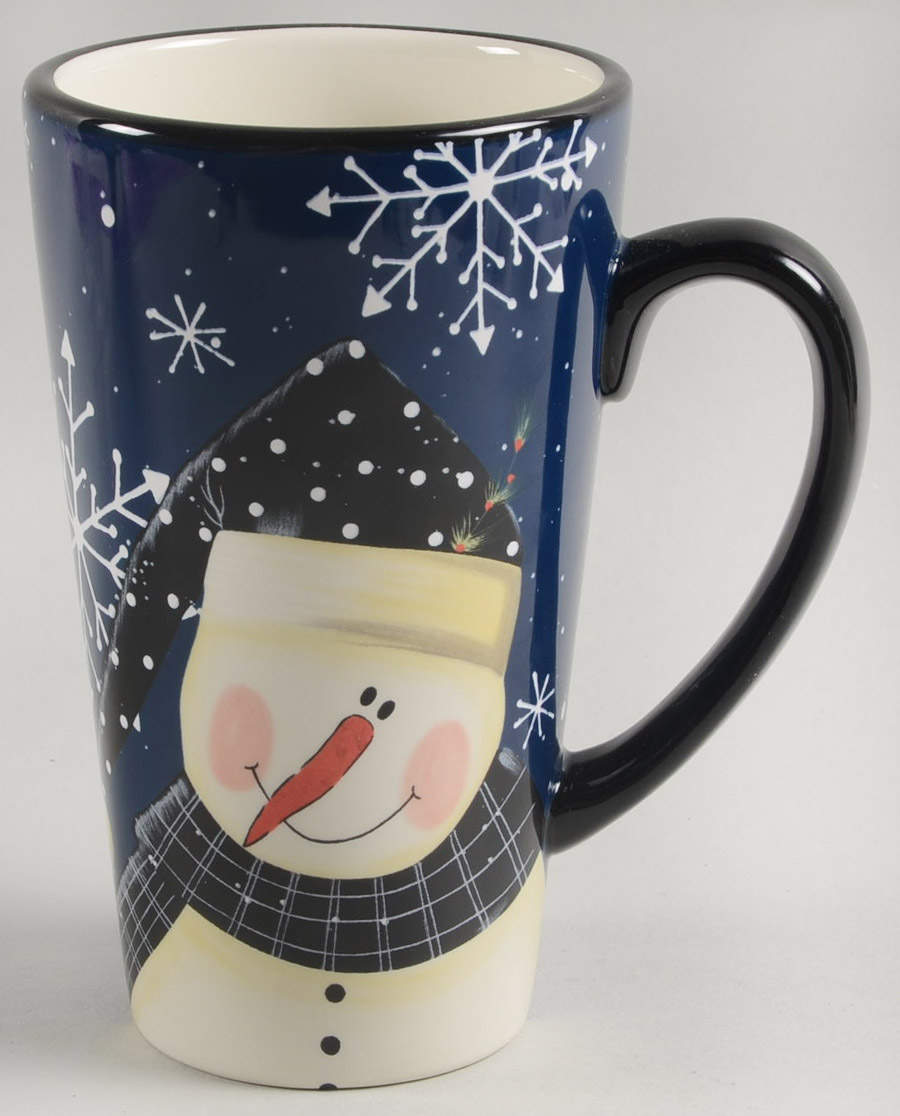 Snow Pals Blue Latte Mug by Certified International-1