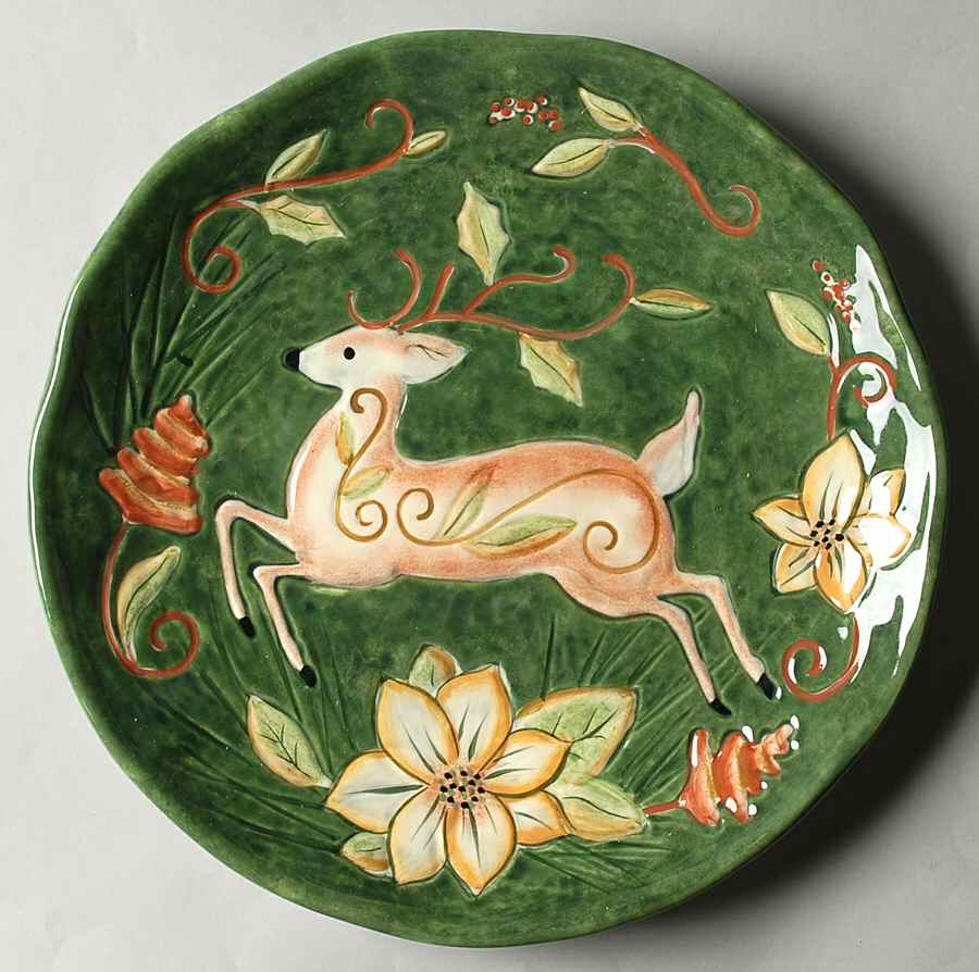 Woodland Holiday Dinner Plate by Certified International-1