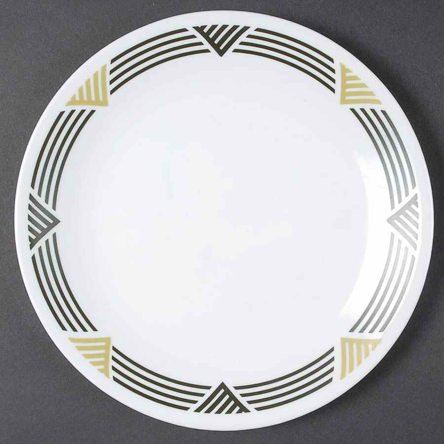 Global Stripes (Corelle) Luncheon Plate by Corning Corelle-1