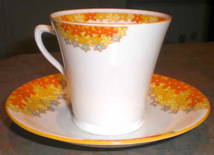 6703 Flat Cup & Saucer Set by Collingwoods-1