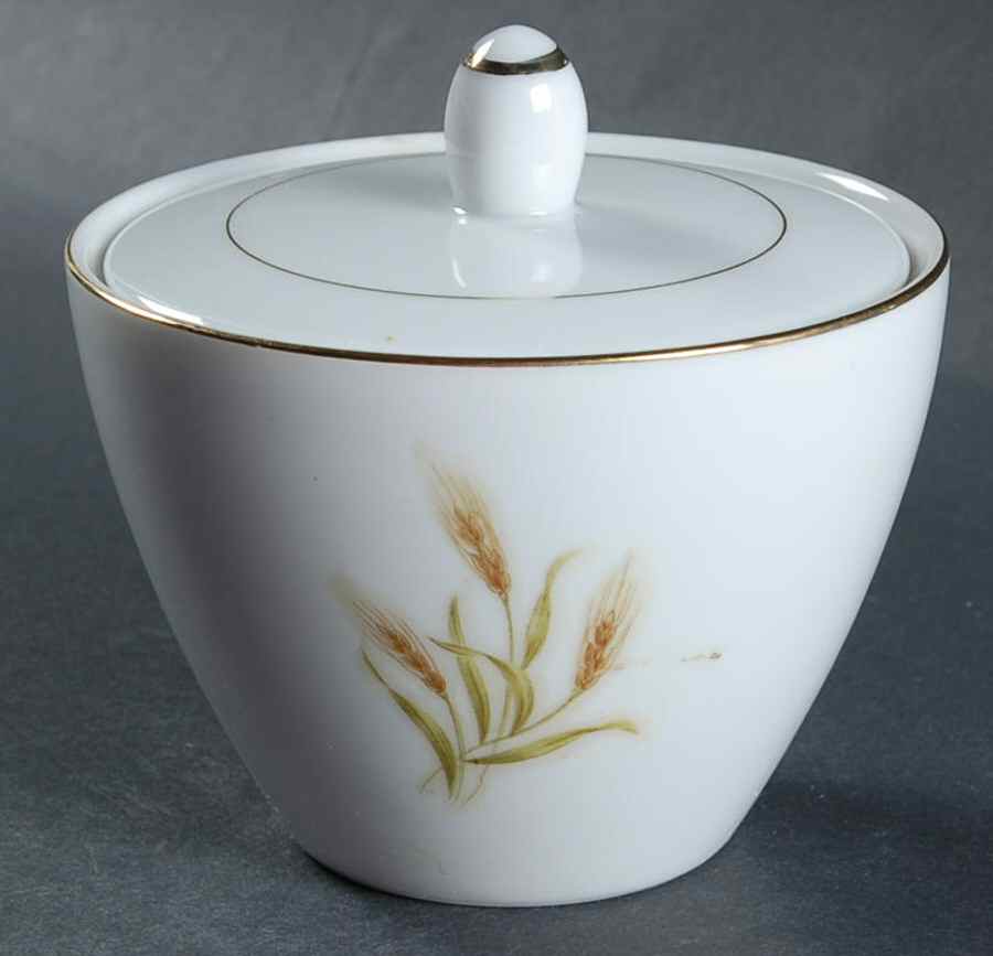 Wheatland Sugar Bowl & Lid by Castle Court-1