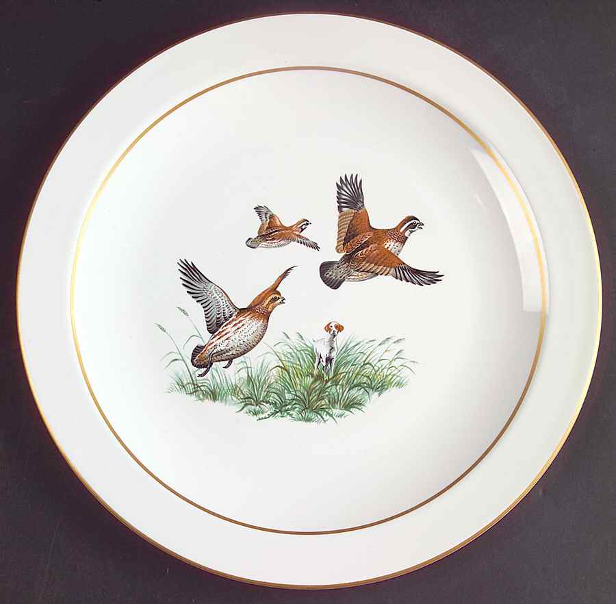 Game Bird Collection Show Or Decorative Plate (Charger) by Corning Corelle-1