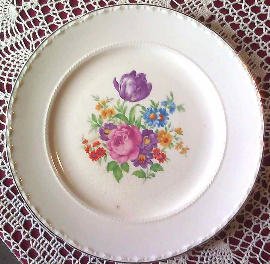 D182 Luncheon Plate by Crooksville-1