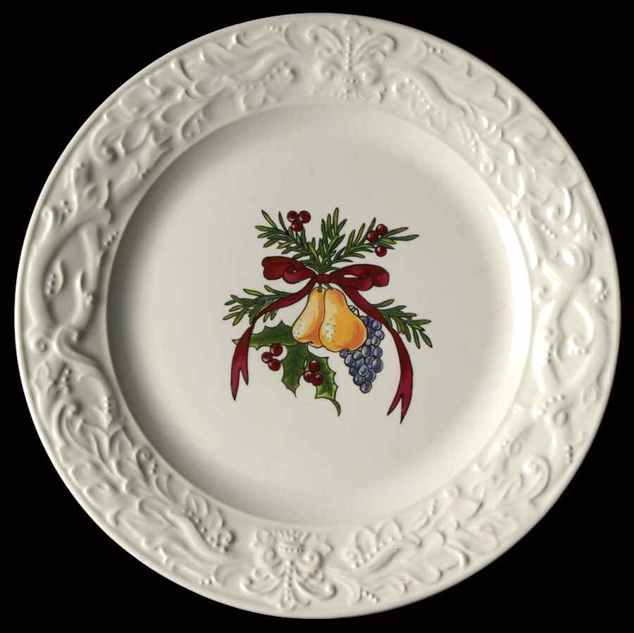 Country Chateau (Holiday Fruit) Salad/Dessert Plate by Charter Club-1