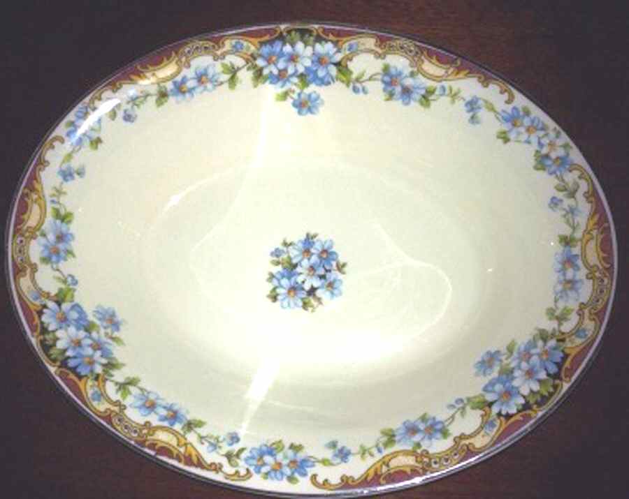 CRO361 9" Oval Vegetable Bowl by Crooksville-1