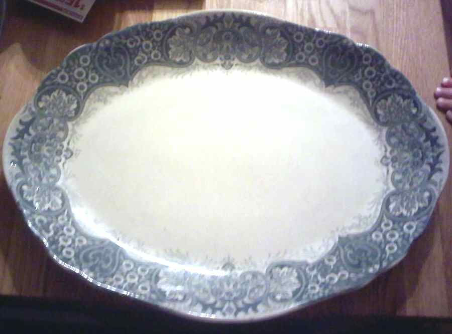 Orange 10" Oval Serving Platter by F Winkle-1