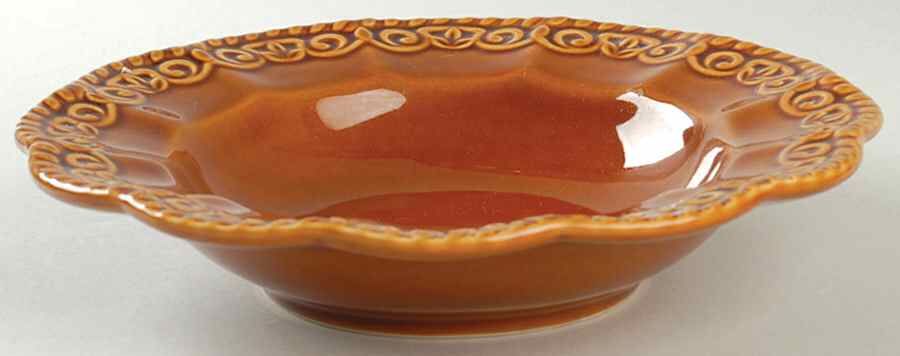 Florentine Brown Large Rim Soup Bowl by Certified International-1