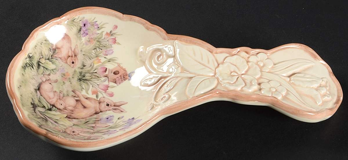 Easter Treasures Spoon Rest/Holder (Holds 1 Spoon) by Cracker Barrel-1