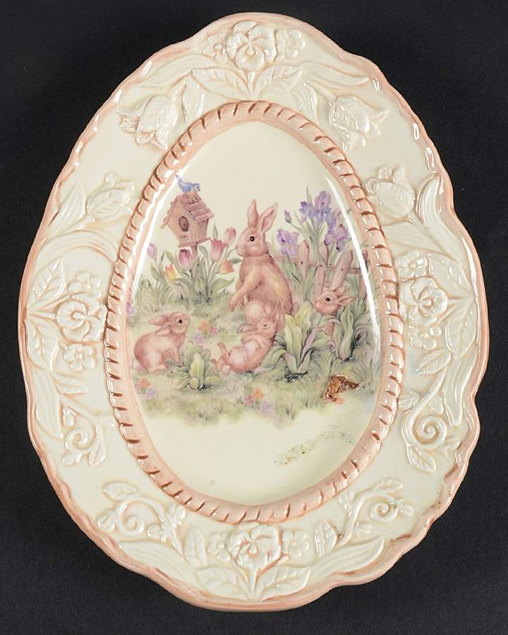 Easter Treasures 7" Oval Tray by Cracker Barrel-1