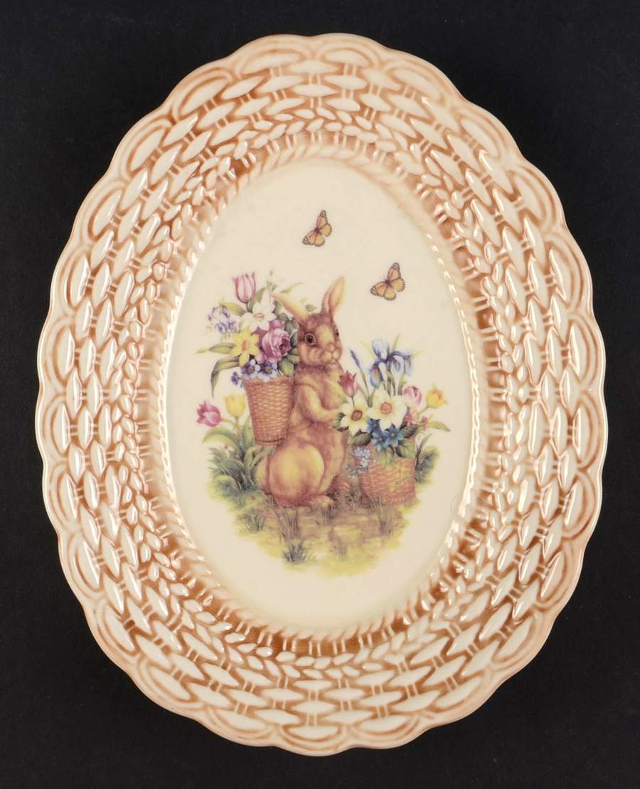 Easter Treasures 7" Oval Tray by Cracker Barrel-1