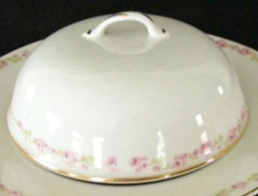CRP218 Lid for Round Butter by Crown Potteries-1