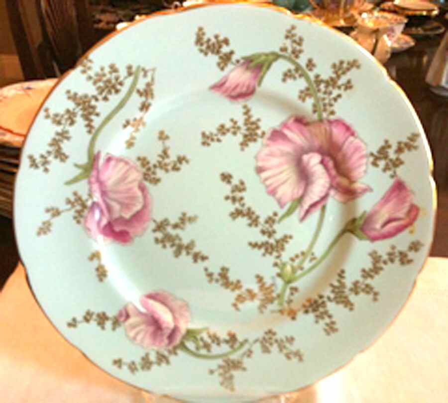 9686 Gray Dinner Plate by Coalport-1