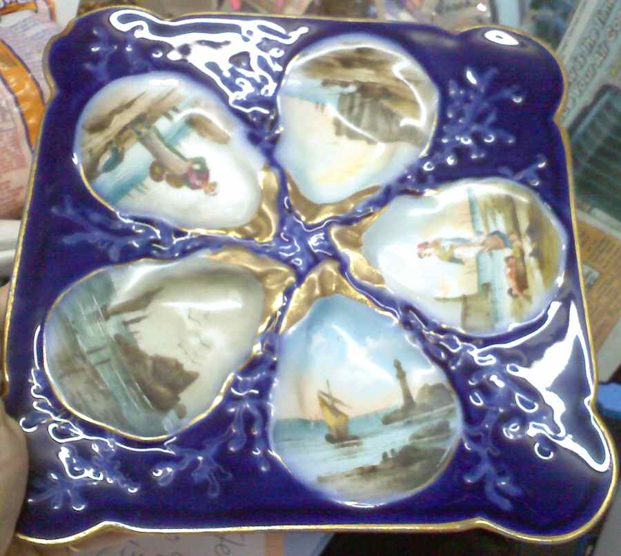 CHF1653 Oyster Plate by Charles Field Haviland-1