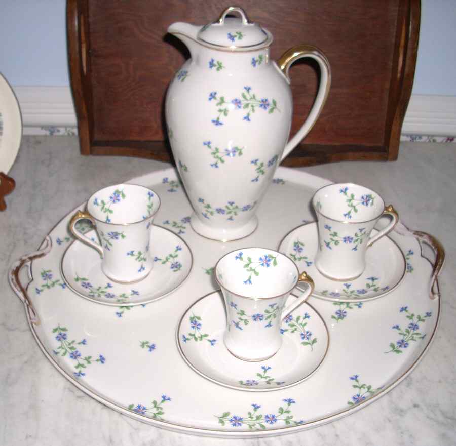 CHF607A Chocolate Pot & Lid by Charles Field Haviland-1